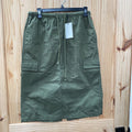 WOMENS MIMOSA DK OLIVE GREEN SKIRT M NWT