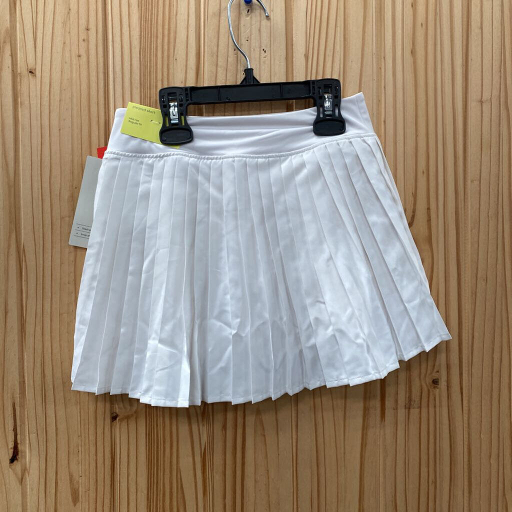 GIRLS ALL IN MOTION WHITE SKORT M 8 NWT