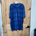 MENS GREG NORMAN BLUE POLO SHIRT XXXL