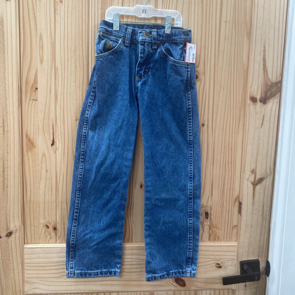 BOYS WRANGLER DK DENIM JEANS 8 SLIM