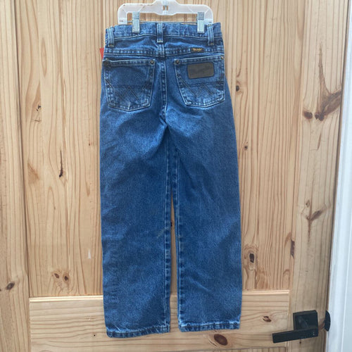 BOYS WRANGLER DK DENIM JEANS 8 SLIM