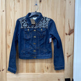 WOMENS NOBLE U DENIM/BLK/WHITE JACKET L NWT