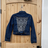 WOMENS NOBLE U DENIM/BLK/WHITE JACKET L NWT