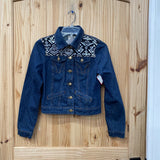 WOMENS NOBLE U DENIM/BLK/WHITE JACKET S NWT