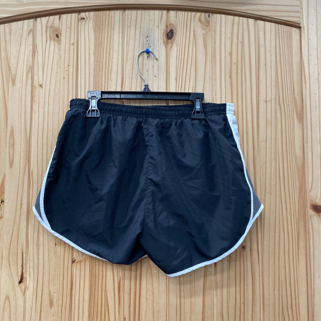 WOMENS NIKE SHORTS BLK/WHITE/GREY M