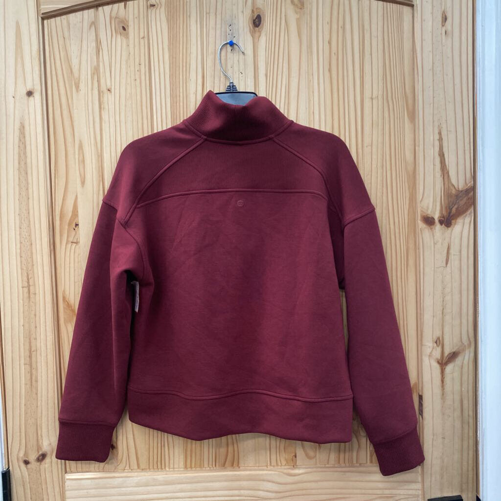 WOMENS CALIA WINE PULLOVER S NWT