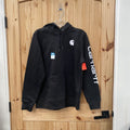 WOMENS CARHARTT BLK/WHITE HOODIE L NWT