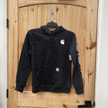 WOMENS CARHARTT BLK/WHITE HOODIE S NWT