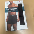 MENS TOMMY JOHN COOL COTTON BOXER BRIEFS 2 PACK S NEW