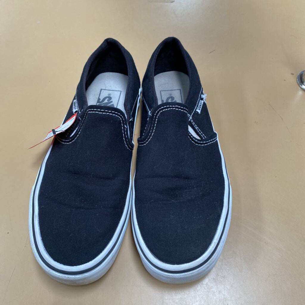 WOMENS VANS BLK/WHITE 7.5