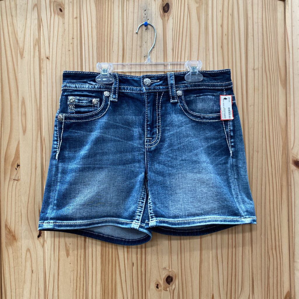 WOMENS MISS ME DENIM JEAN SHORTS 28