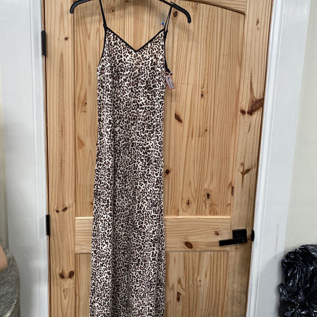 WOMENS SINCERELY JULES LEOPARD SL DRESS M