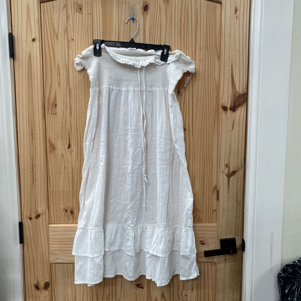 WOMENS SAND N SUN WHITE DRESS 2X