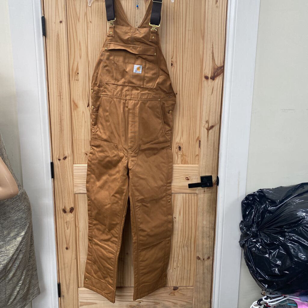 MENS CARHARTT BIB OVERALLS M NWT