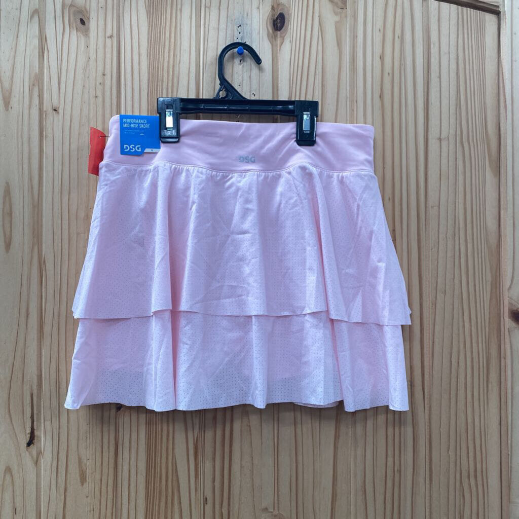 GIRLS DSG LT PINK SKORT XL 16 NWT