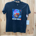 BOYS NIKE WE OUT HERE BLK SHIRT L 12 NWT