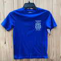 BOYS THERES ONLY ONE GOD ROYAL BLUE/WHITE SHIRT M 8