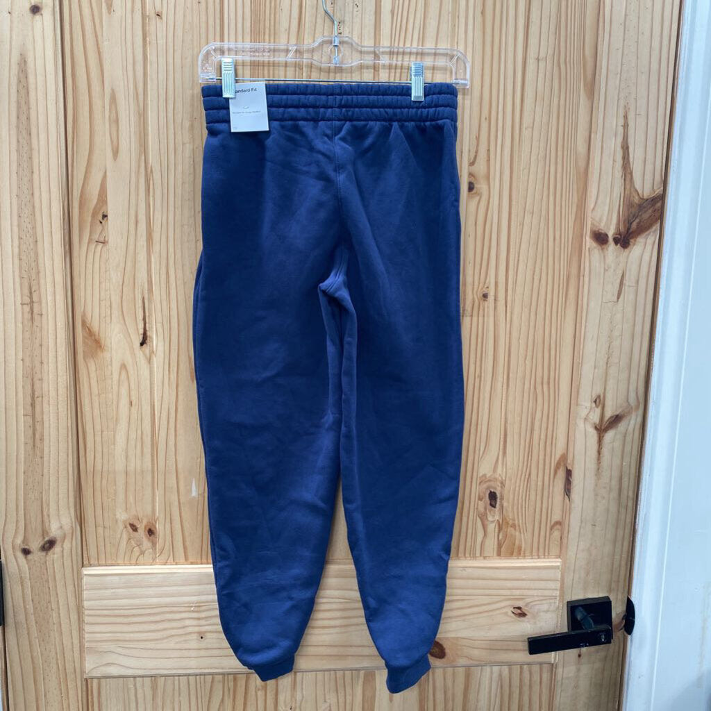 BOYS NIKE SWEATPANTS NAVY BLUE/WHITE M 10 NWT