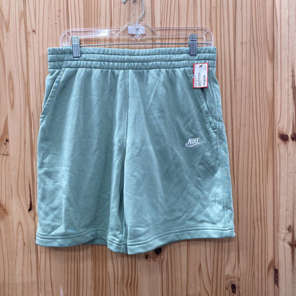 BOYS NIKE SEAWEED GREEN/WHITE SHORTS XL 14 NWT