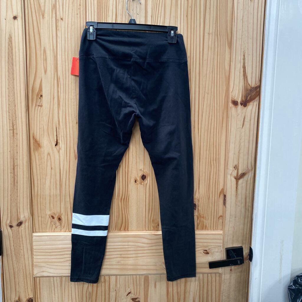 WOMENS HOLLISTER LEGGINGS BLK/WHITE M
