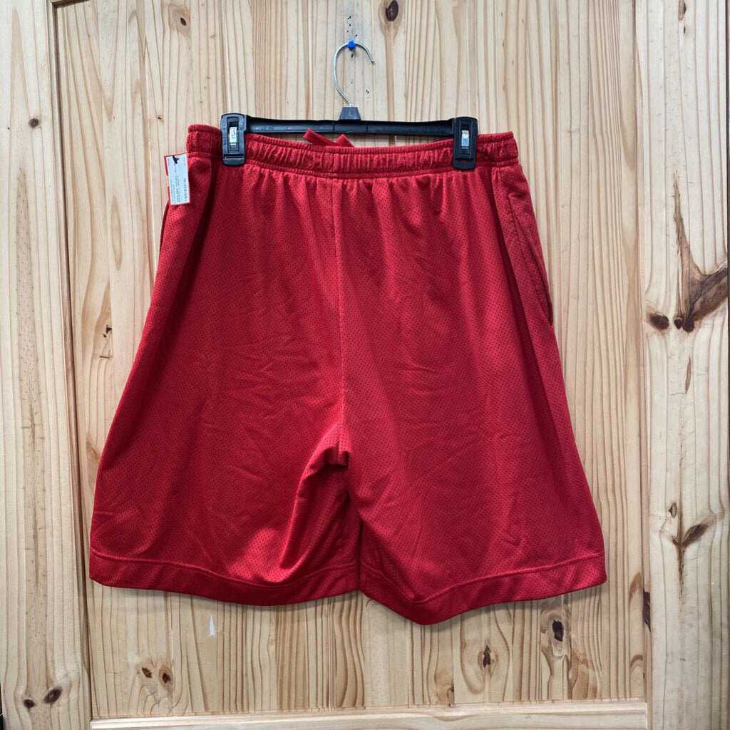 MENS NIKE FOOTBALL RED/GREY SHORTS XL