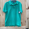BOYS POLO RALPH LAUREN GREEN/PINK POLO L 14/16