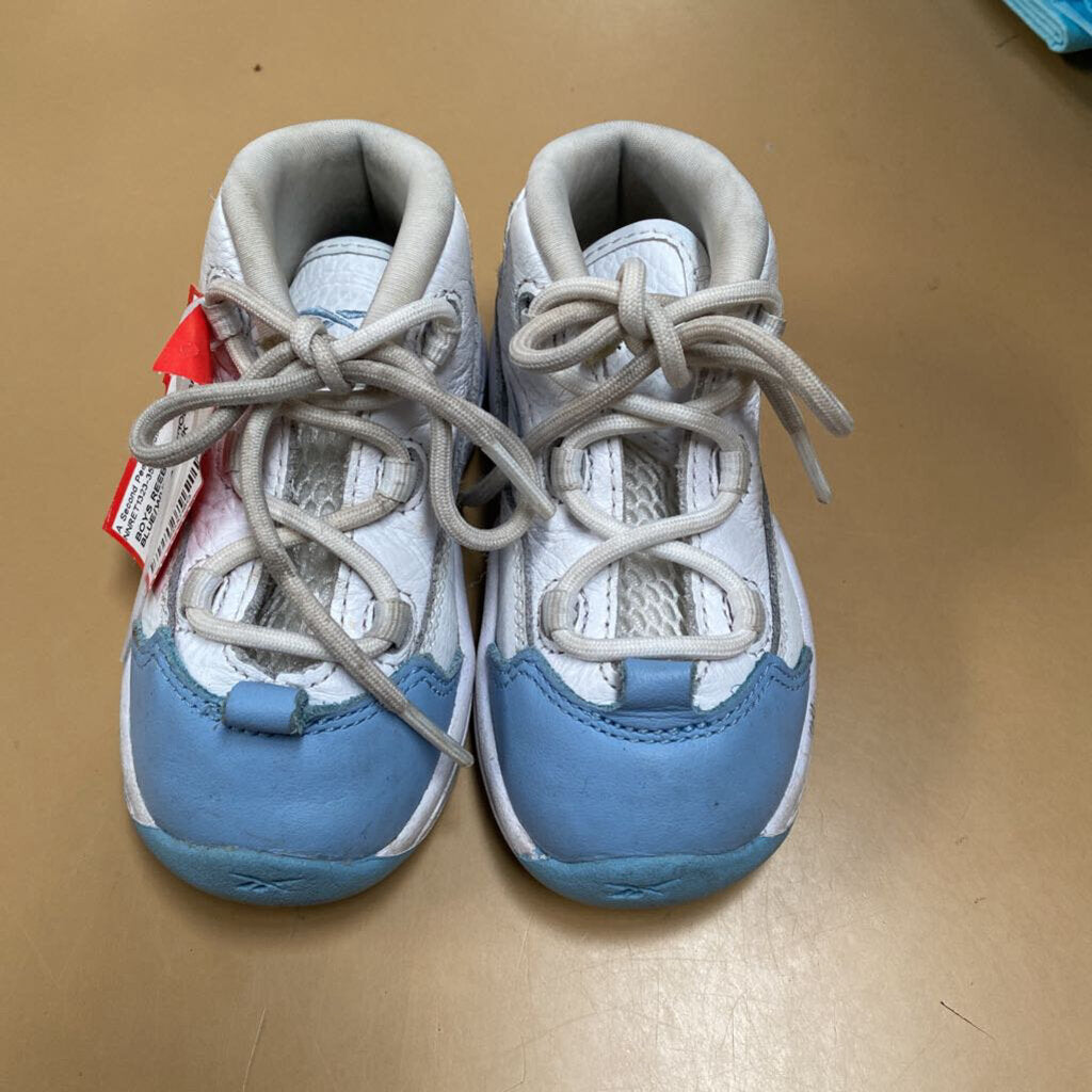 BOYS REEBOK SHOES SKY BLUE/WHITE 7