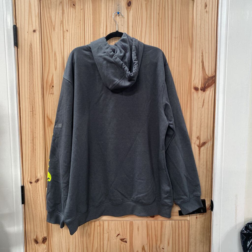 MENS CARHARTT HODDIE XL GREY NWT