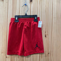 BOYS JORDAN SHORTS RED/BLK XS 4 NWT