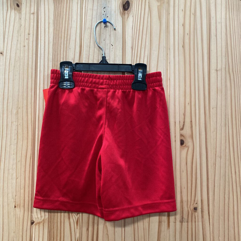 BOYS JORDAN SHORTS RED/BLK XS 4 NWT