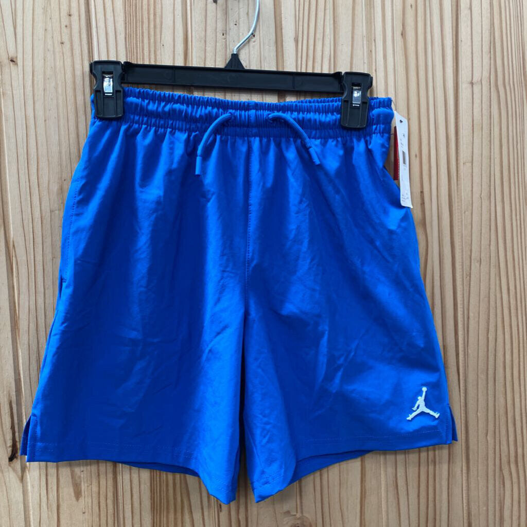 BOYS JORDAN LT BLUE/WHITE SHORTS M 10/12 NWT