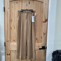 WOMENS CALIA DK TAN WIDE LEG PANTS S NWT