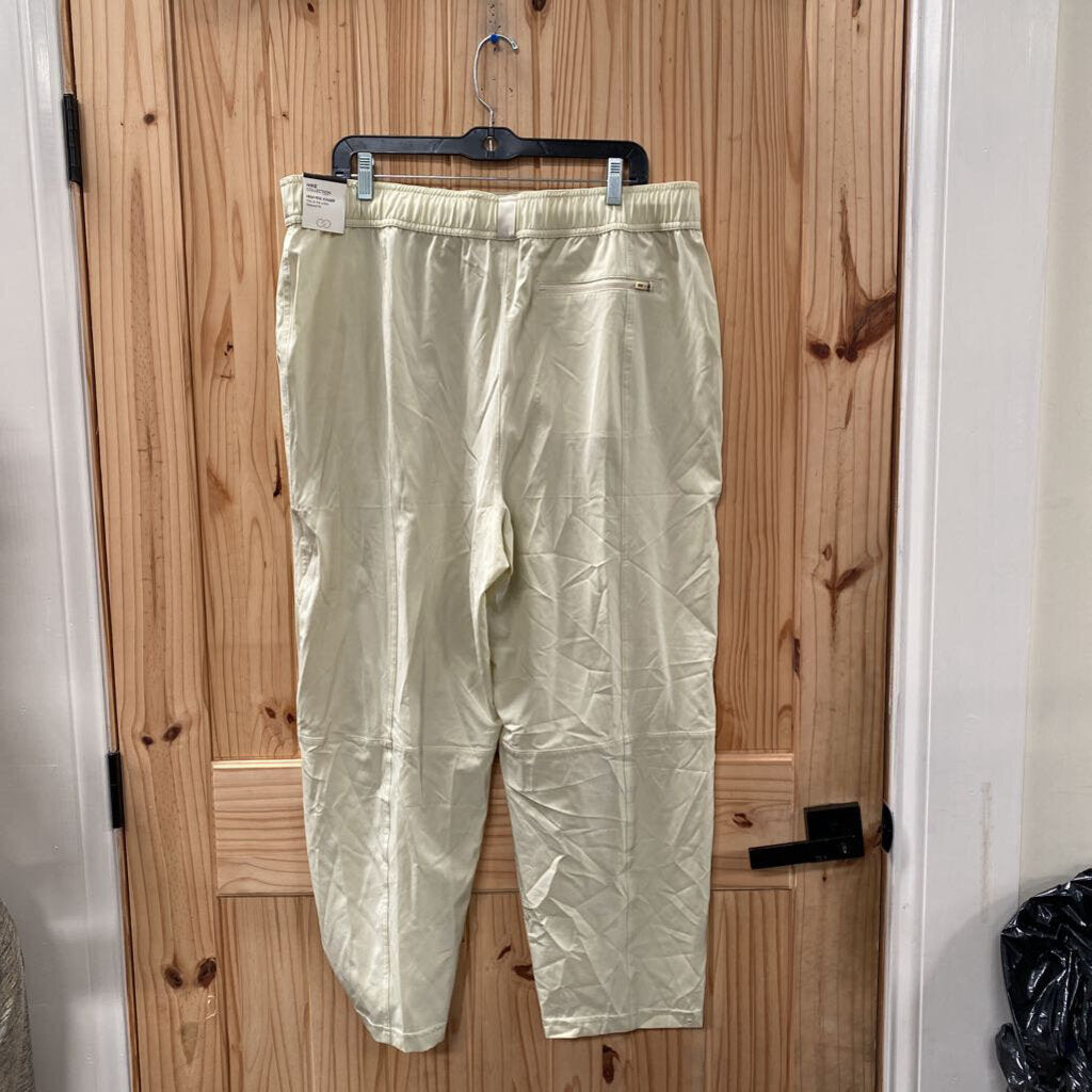 WOMENS CALIA LT TAN WIDE LEG PANTS XL NWT