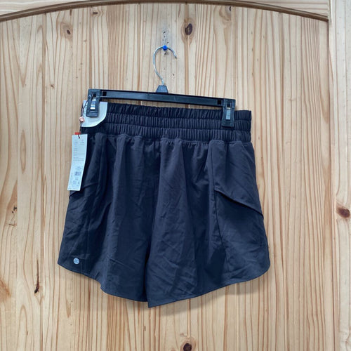 CALIA HIGH RISE STEP UP SHORTS S BLK