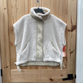 FREE PEOPLE MOVEMENT XS BIRCH TREE IVORY SHERPA NWT