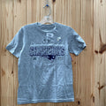 BOYS NIKE AMERICAN FOOTBALL CONFERENCE GREY/WHITE/BLUE SHIRT M 10/12 NWT