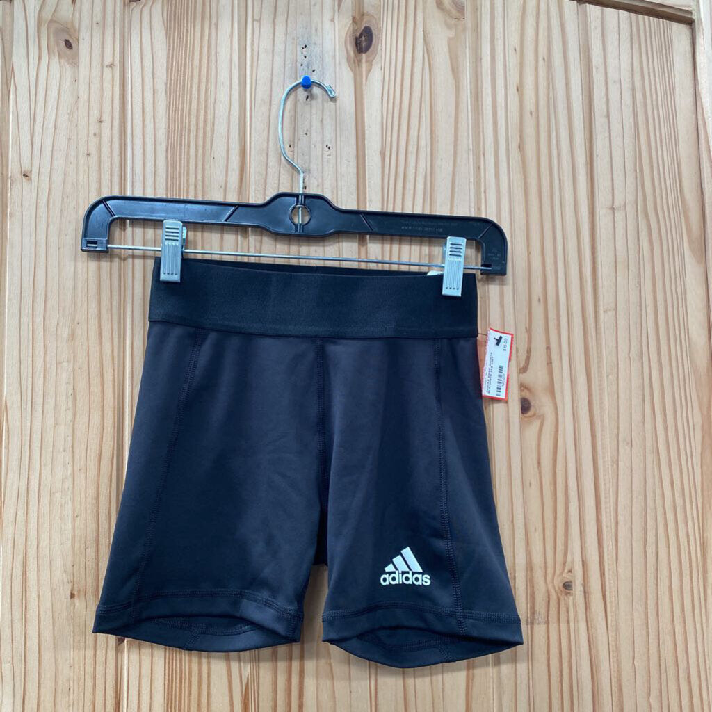 ADIDAS BIKER SHORTS BLK/WHITE 2XS NWT