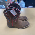 ARIAT BOOTS BROWN/RED/WHITE/BLUE 2