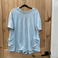 WOMENS FREE PEOPLE MOVEMENT SKY BLUE ROMPER S NWT