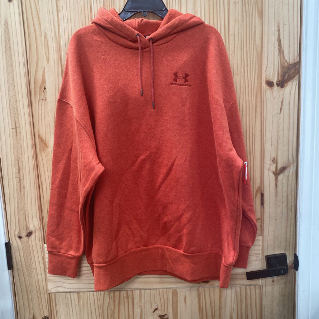 WOMENS UNDER ARMOUR HOODIE BURNT ORANGE XL NWT