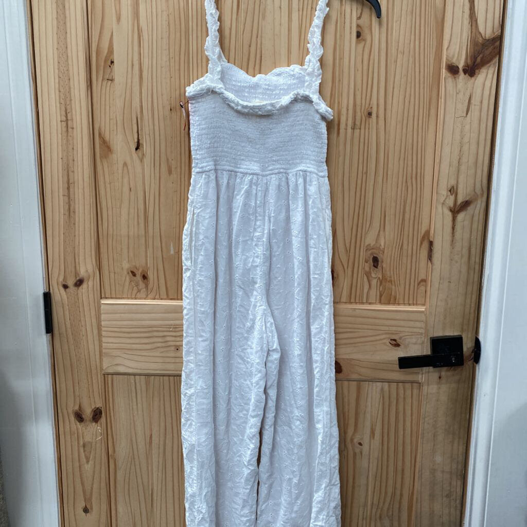 WOMENS JESSICA SIMPSON SL WHITE ROMPER S