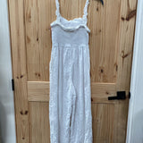 WOMENS JESSICA SIMPSON SL WHITE ROMPER S