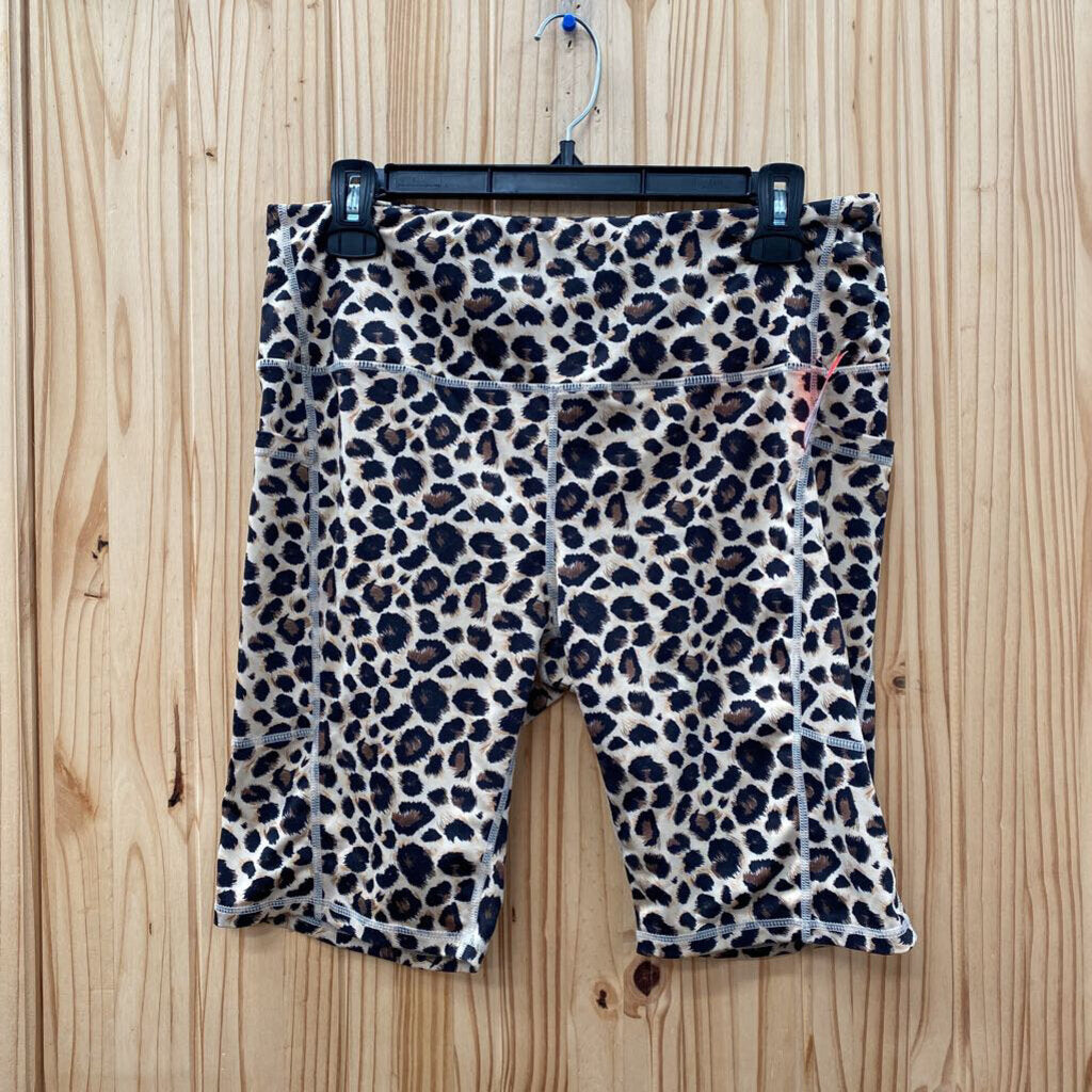 WOMENS LEOAPRD SHORTS XL