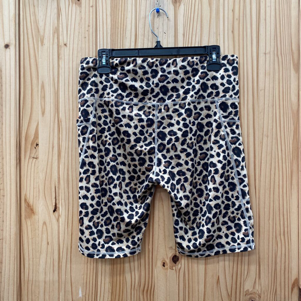 WOMENS LEOAPRD SHORTS XL