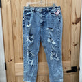 WOMENS KANCAN DENIM DIST. JEANS 11