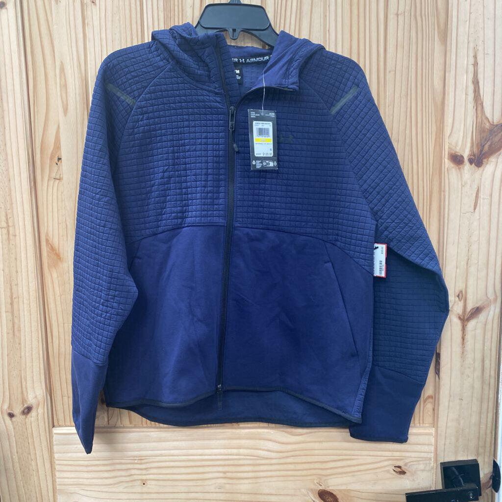 WOMENS UNDER ARMOUR NAVY BLUE JACKET M NWT