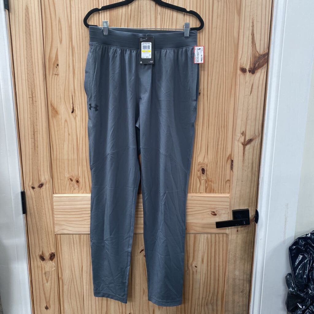 MENS UNDER ARMOUR DK GRAY PANTS M NWT