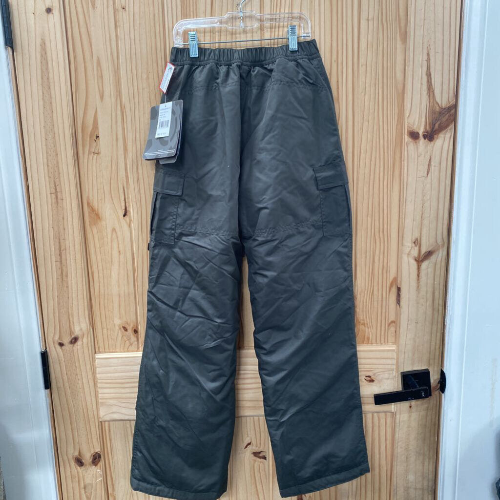 BOYS RAWIK DK GREY CARGO PANTS L 10 NWT