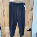 WOMENS CALIA SOFT SCUBA TAPERED PANTS BLK M NWT
