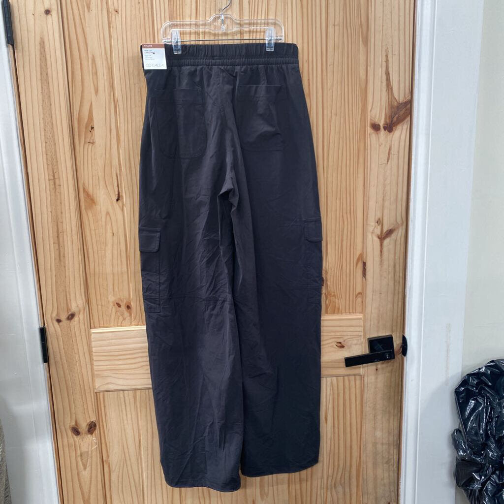 WOMENS CALIA WIDE LEG CARGO PANTS BLK S NWT